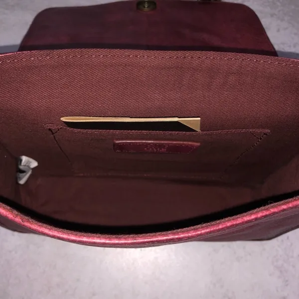 Frye Jade Studded Cross Body Shoulder Bag Purse Brick Red Cherry Red NEW - Image 9