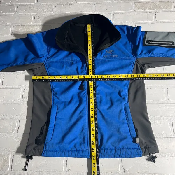 Arc'teryx Windstopper Jacket Women Medium Blue Full Zip Softshell Outdoor Hiking - Image 2