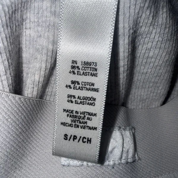 SKIMS Stretchy Cotton Light Heather Grey Straight Lounge Pajama Pants Size Small - Image 5