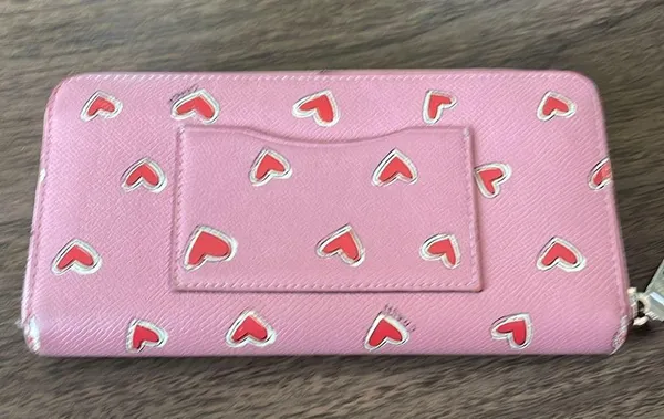 Coach Hearts Zippy Long Wallet - Image 7