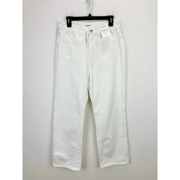 Madewell The Curvy Cleo Straight Jean White Rigid Denim High Rise US 29 NWT - Image 7