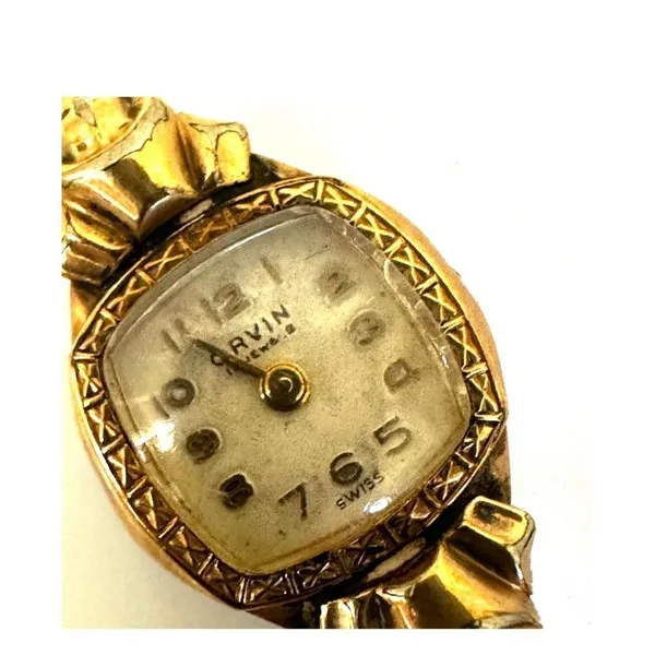 Orvin Jewelers swiss stretchy 10k gold filled watch - Image 2