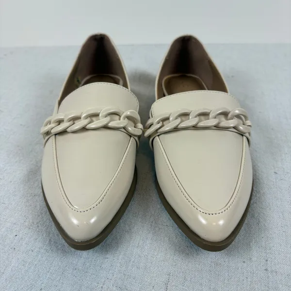 LC Lauren Conrad Demii Chain Women's Loafers Bone Size 6 - Image 3