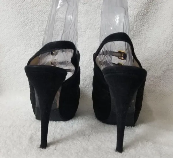 Prada 3 strap slingback heels - Image 4