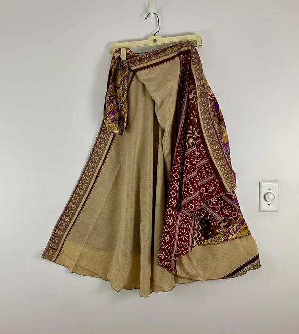 Reversible Wrap Maxi Skirt BIN164 - Image 2