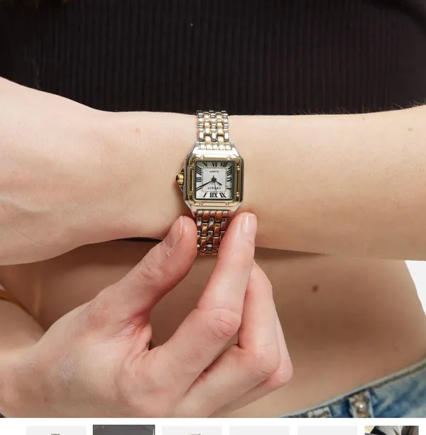 Two tone Watch Gold - Image 2