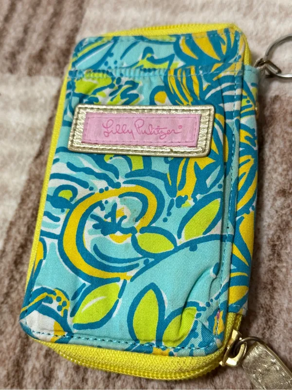 Lilly Pulitzer Tropical Blue Wallet - Image 5