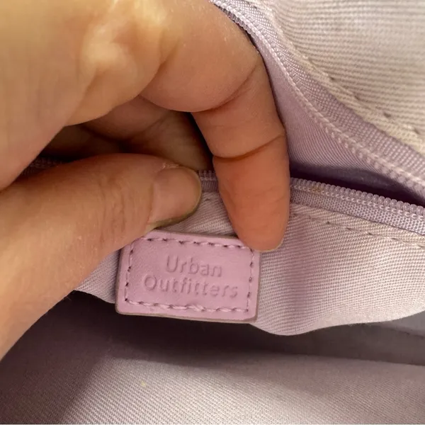 Urban Outfitters Lavender Purple Faux Leather Mini Y2K Handbag Purse Shoulder Bag Spring - Image 6