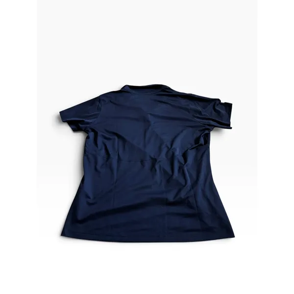 Sport-Tek Polo Shirt Large Navy Blue Performance Athletic V-Neck Short Sleeve - Image 2