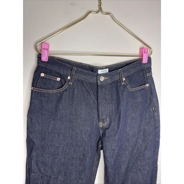 Parke Low Rise Baggy Jean in Dark Wash Blue Sz 29 - Image 2