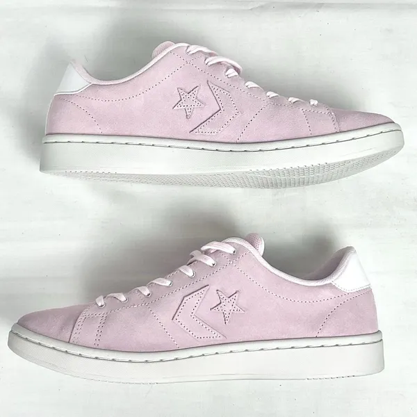 Converse Women's All Court Ox Sneakers Shoes Pink Suede Sz 10 New Lace Up - Image 10