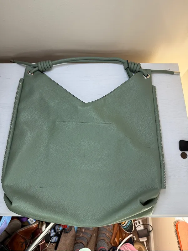 Montana West Slouchy Shoulder Bag Knotted Hobo Bag Green - Image 5