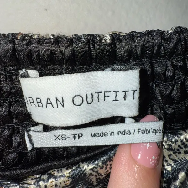 Urban Outfitters Spaghetti Strap Bodycon Slit Leopard Dress XS NEW #719 - Image 11