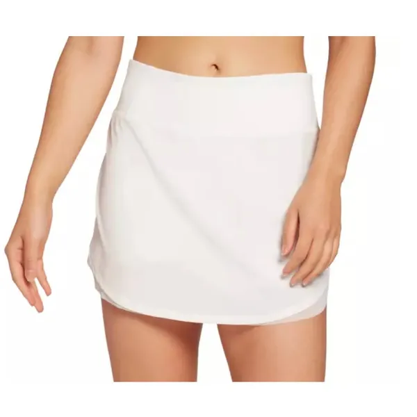 Calia Skirt Women XXL White Tulip Hem Built In Shorts Mini Skort Mid‎ Rise - Image 2