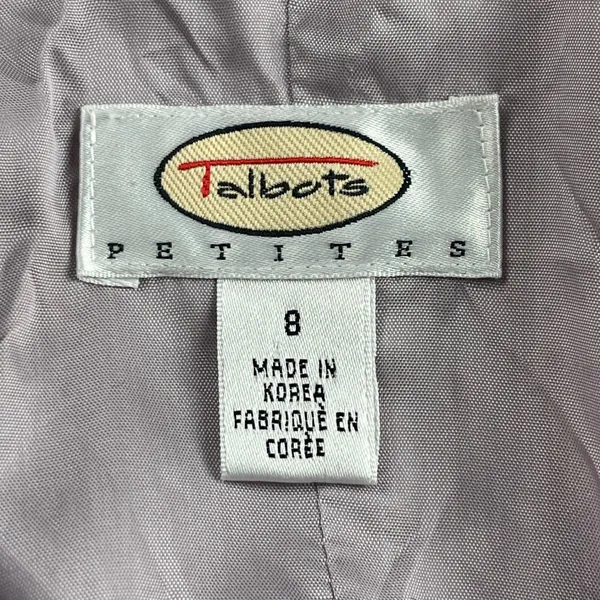 Talbots Petites Lavender Satin Maxi‎ Dress Bridesmaid Formal Evening Size 8 - Image 4