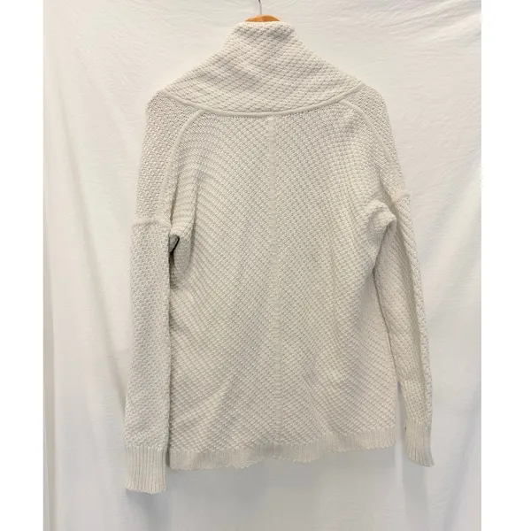 Lululemon Post Practice Cardigan‎ Heather Oatmeal US 10 Fall Winter - Image 7