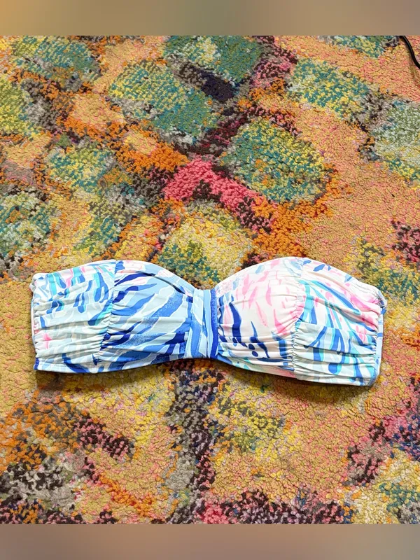 Lilly Pulitzer Jessamine Shirred Bandeau Size 6 - Image 2
