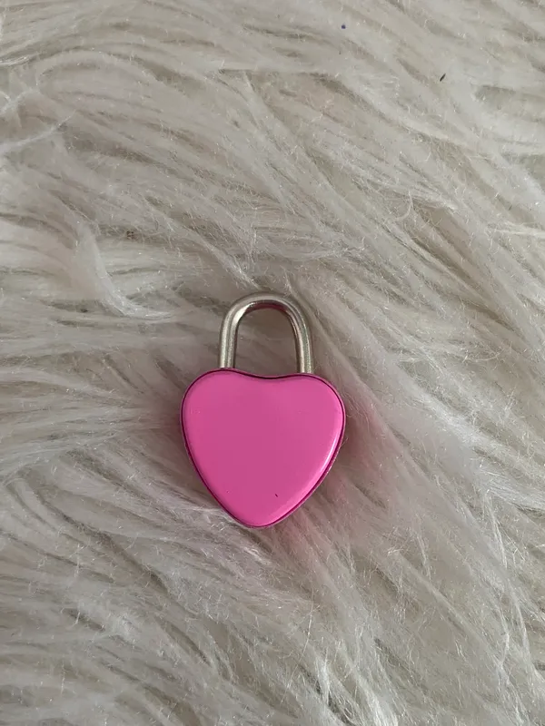 Dolls Kill pink heart locket necklace pendant - Image 2