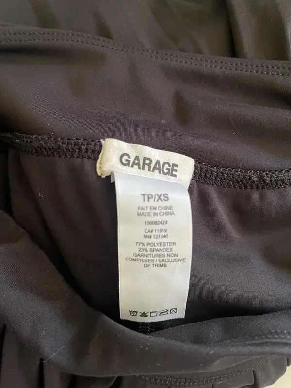 Garage Tessa Tennis Skort Pleated Black - Image 4