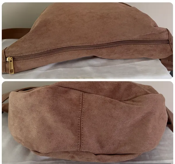 Princess Polly taupe faux suede crossbody - Image 10