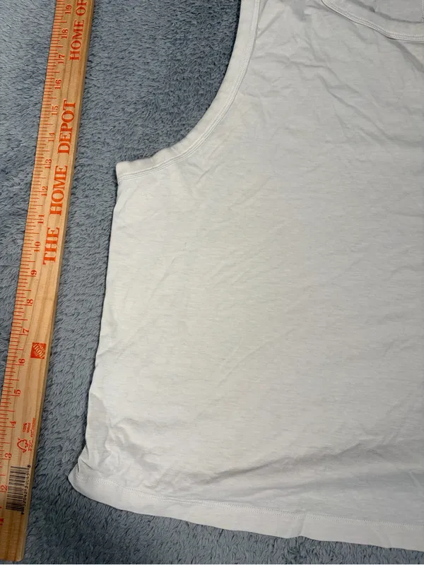 Lululemon White Sleeveless Tank Top workout - Image 3