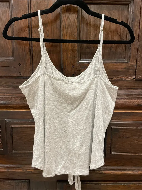 Shyanne Tie Front Button Down Camisole - Image 4