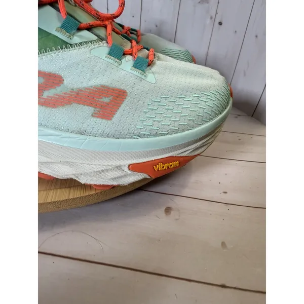 Altra Mont Blanc Women's 12 Mint Green Coral Trail Running Shoes Vibram Hike - Image 9