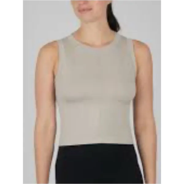 Yogalicious seamless Bridgette active tank in beige size small - Image 2