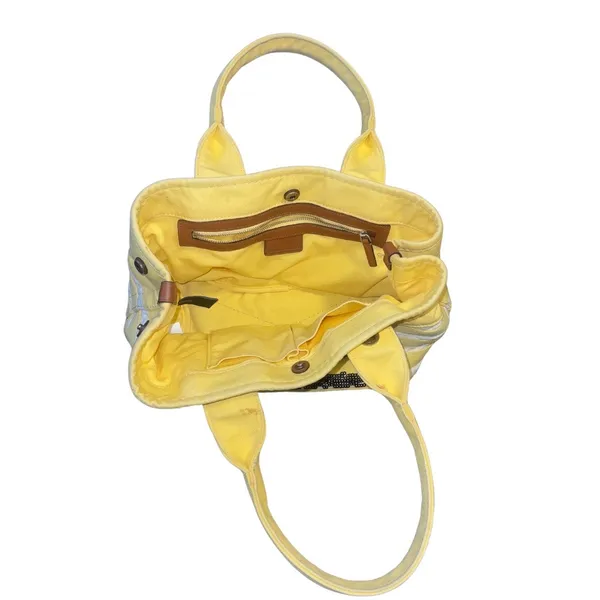 Marc by Marc Jacobs St. Tropez Canvas Handbag Tote Sequin Flaw Spring Summer - Image 3