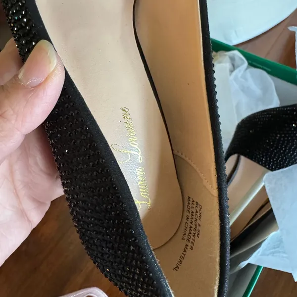 Lauren Lorraine Black Studded Heels - Image 6