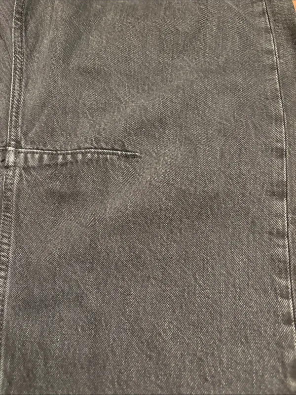 Madewell The Darted Barrel-Leg Jean button fly washed black NW235 Size 33 NWT - Image 9