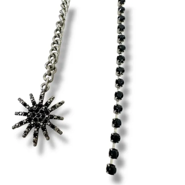 Free People Majestic Hair Piece Silver Black Bohemian Renaissance Medieval - Image 10