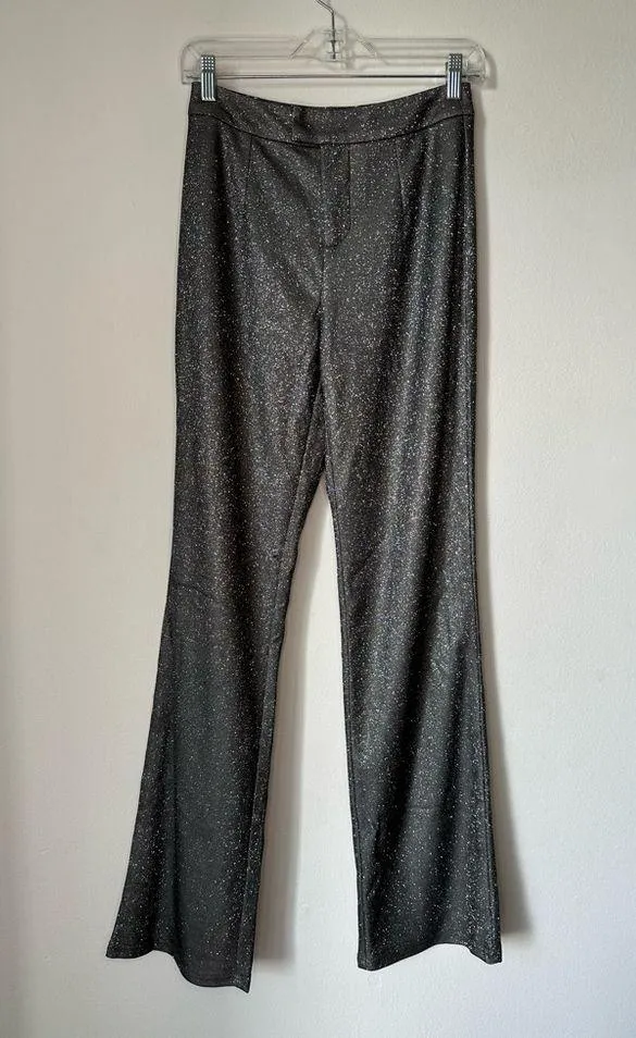 SLA The Label Glitter Santorini Wide Leg Trouser Pants Size XS Party Event Night - Image 2