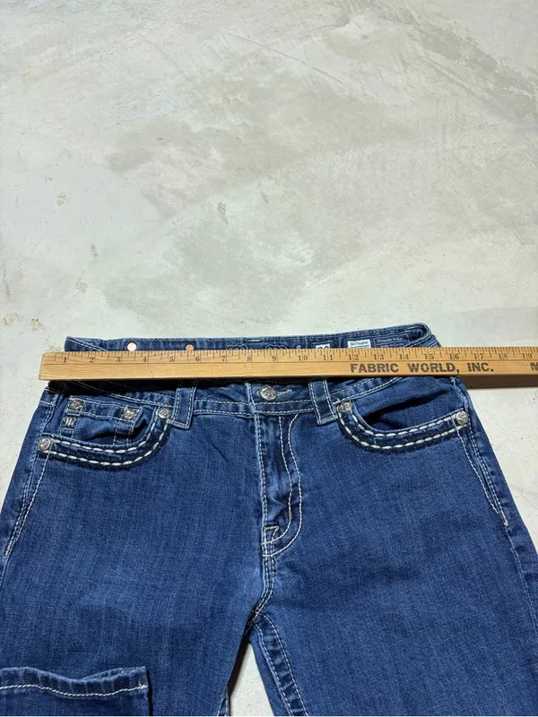Miss me boyfriend capri jeans bejeweled pockets 28 - Image 5