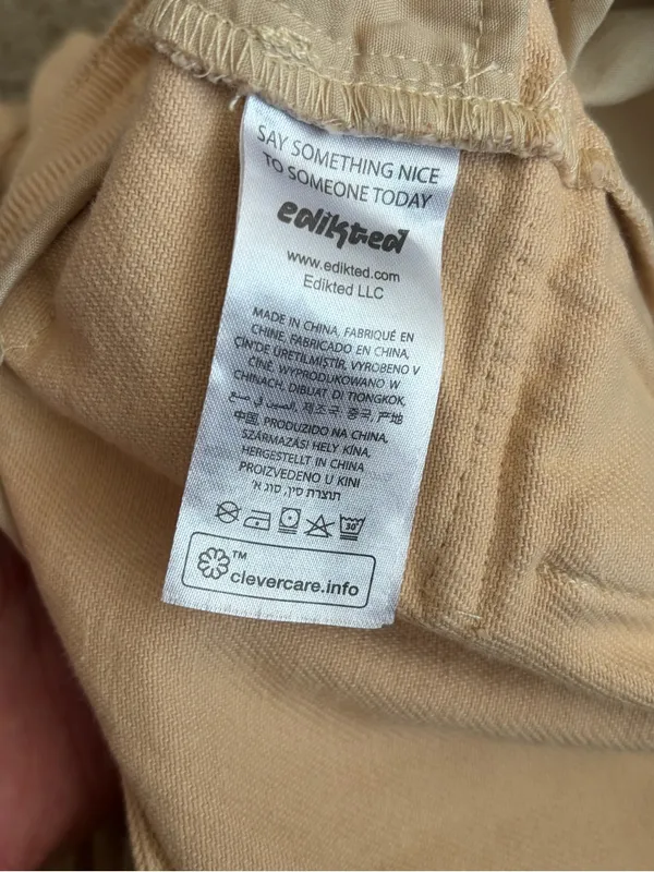 Edikted Katya low-rise cargo cotton festival trendy concert skirt size small 28 - Image 11