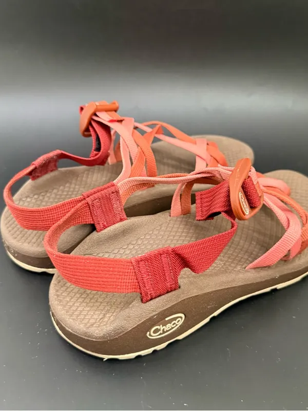 Chacos ZX/2 Cloud Peach/Rust Dual Straps Hiking Outdoor Women’s Sandals Size 6 - Image 4