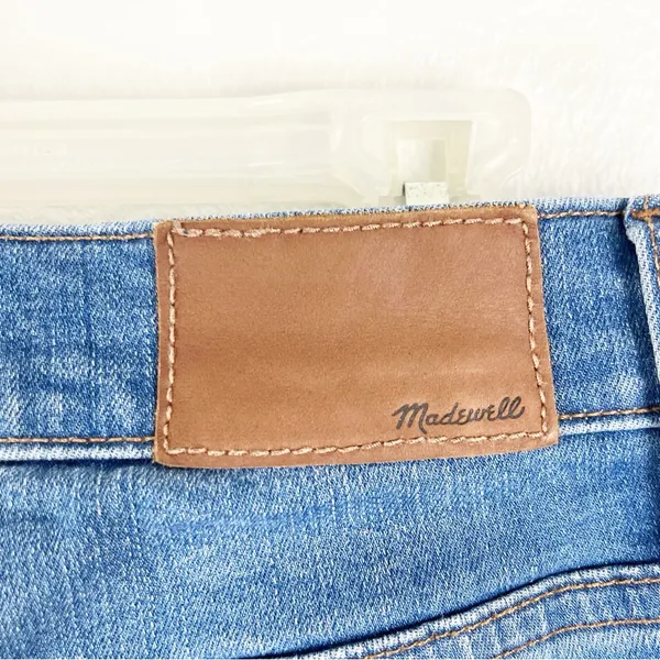 MADEWELL Cali Demi-Boot Button Fly Flare Leg Ripped Denim Jeans 25 Preppy Casual - Image 6