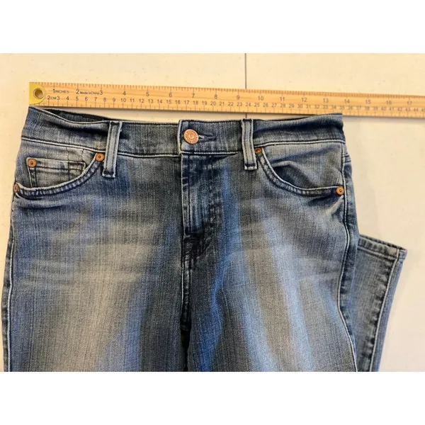 7 For All Mankind‎ 7FAMK Ankle Gwenevere Skinny Jeans Denim Size 25 Stretch - Image 7