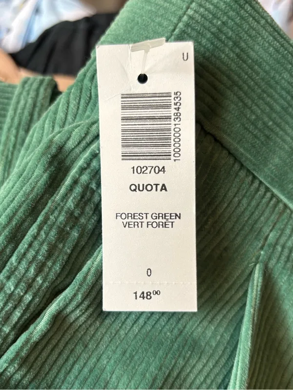 NWT Aritzia The Group Babaton Quota Corduroy Pant sz 0 - Image 5