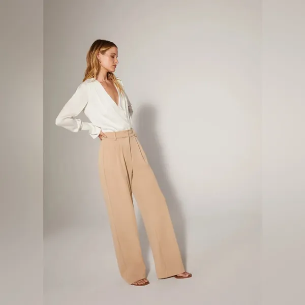 Favorite Daughter The Favorite Pant in Beige 10 - Image 4