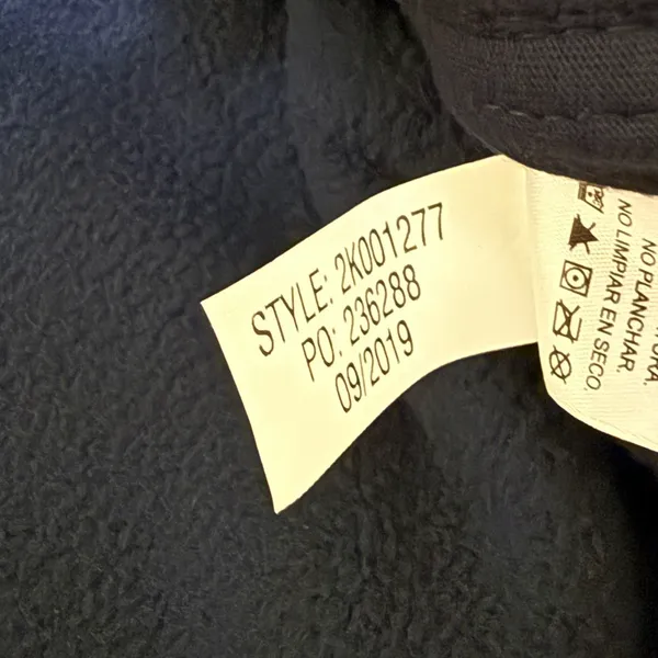 Vineyard‎ Vines Mixed Media Sherpa Shep Shirt Pullover in Blue Quilted Fleece L - Image 9