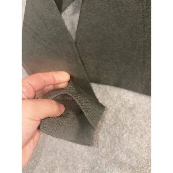 gymshark vital seamless warm jacket Medium Green - Image 11