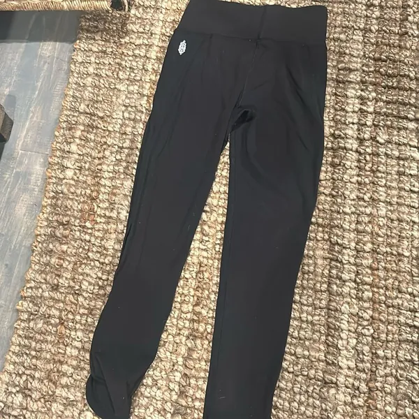 Free People Women's Black Cut-Out Athletic Leggings‎ Size XS - Image 7