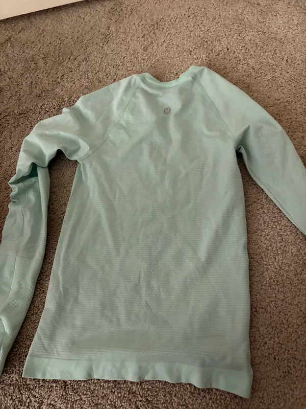 Lululemon long sleeve swifts tech teal - Image 2