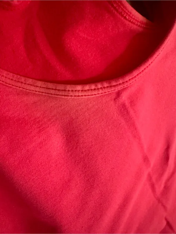 Helmut Lang Red Racerback Scoop Tank Top XS HLW28045 - Image 6