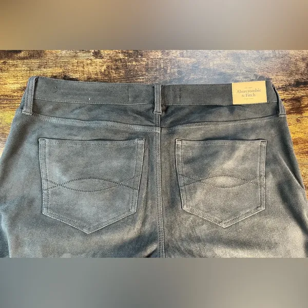 Abercrombie & Fitch | women’s faux suede skinny pants. Size: 10 - Image 12