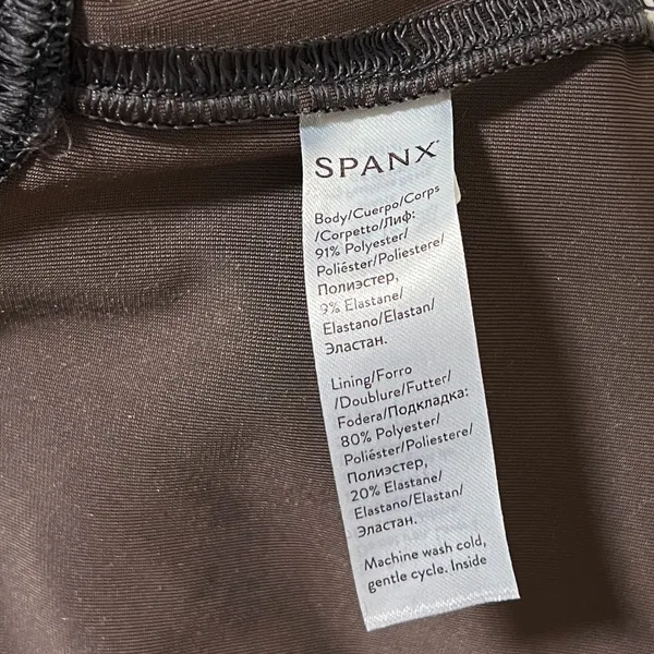 Spanx Ready to Wow Gray Velvet Leggings L Holiday - Image 5