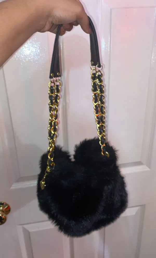 faux fur bag - Image 2