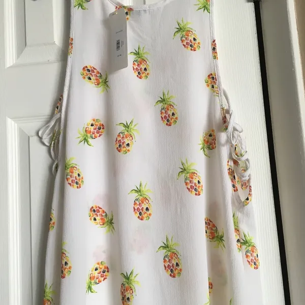 New Sisters Pineapple Cutouts Swimsuit Cover Up - Image 3