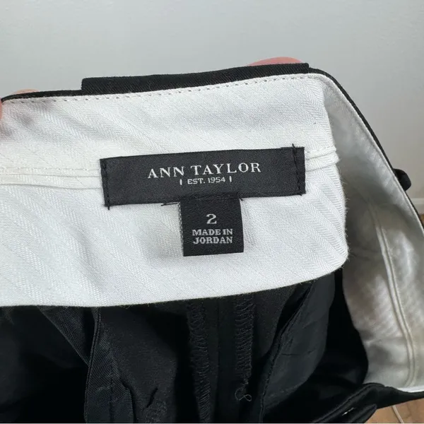 Ann Taylor The‎ Trouser Pant in Black Size 2 - Image 3